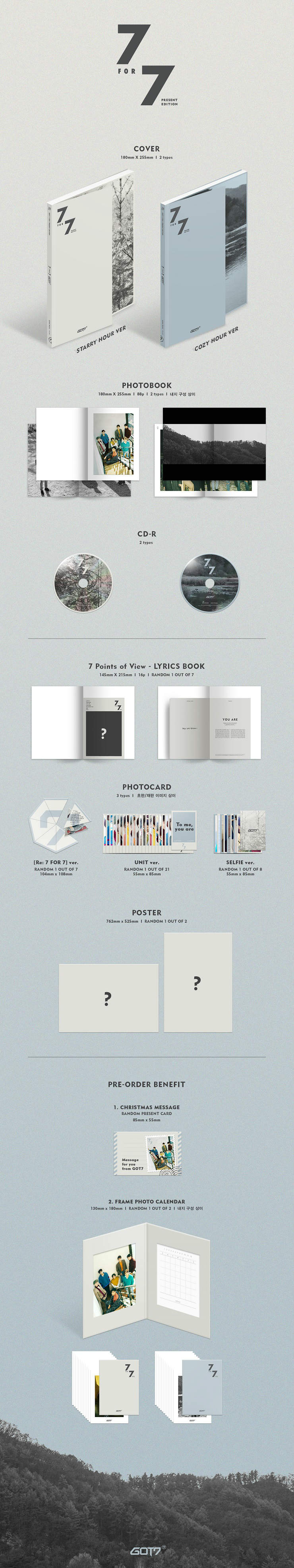 GOT7 - 7 FOR 7 PRESENT EDITION []