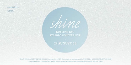 KIM SUNG KYU - 1ST SOLO CONCERT LIVE "SHINE"