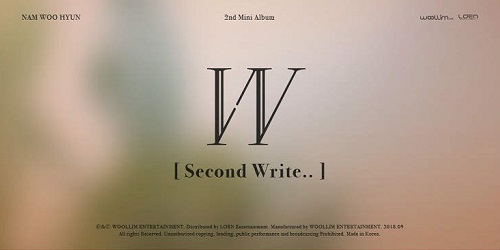 NAM WOO HYUN - SECOND WRITE.. [B Ver.]