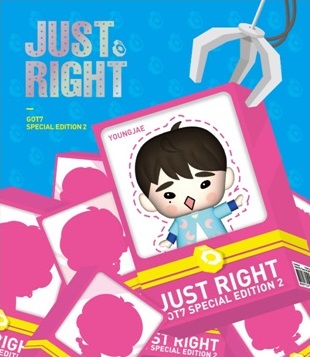 GOT7(갓세븐) - SPECIAL EDITION 2 JUST RIGHT [YOUNGJAE]