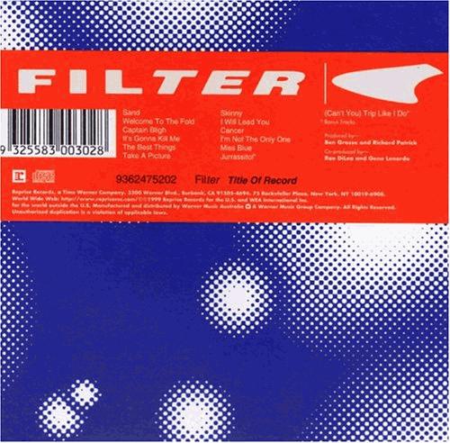 FILTER - TITLE OF RECORD