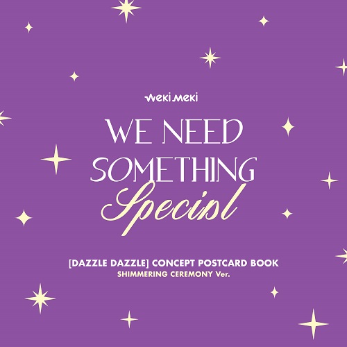 WEKI MEKI - DIGITAL SINGLE 'DAZZLE DAZZLE' OFFICIAL MD CONCEPT POSTCARD BOOK [Shimmering Cermony Ver.]