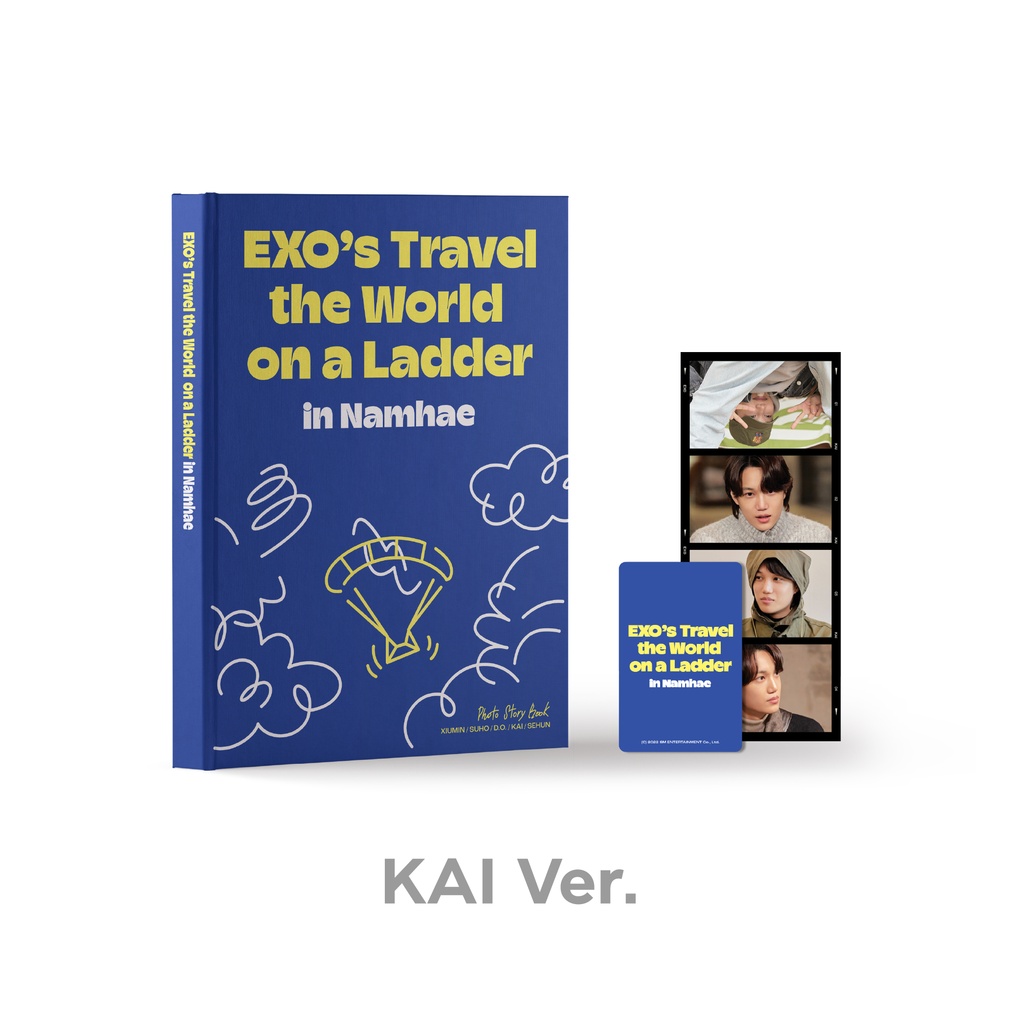 EXO - 엑소의 사다리 타고 세계여행 - 남해 편 PHOTO STORY BOOK [KAI Ver.]