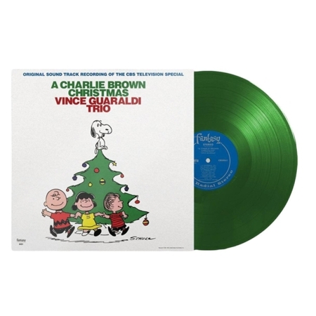 VINCE GUARALDI TRIO - A CHARLIE BROWN CHRISTMAS [CHRISTMAS TREE GREEN COLOURED] [O.S.T.][LP/VINYL]