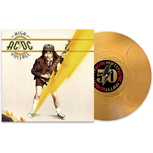 AC/DC - HIGH VOLTAGE [골드 컬러] [50TH ANNIVERSARY] [수입] [LP/VINYL] 