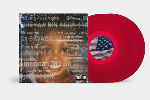 21 SAVAGE - AMERICAN DREAM [투명 레드 컬러] [수입] [LP/VINYL]